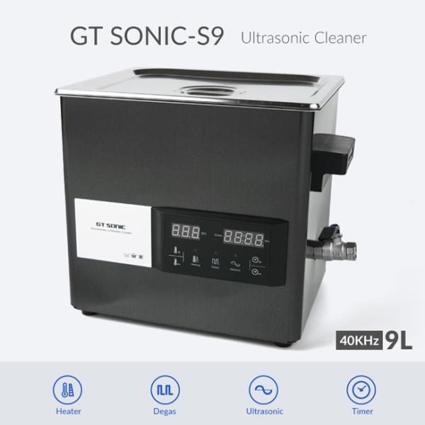 200W Ultrasonic Fruit And Vegetable Cleaner Machine 9L With Digital For Tools Glassware