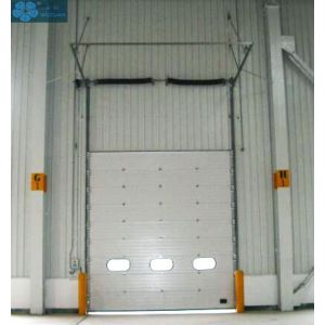 4m Width 450mm Panel Industrial Sectional Overhead Door