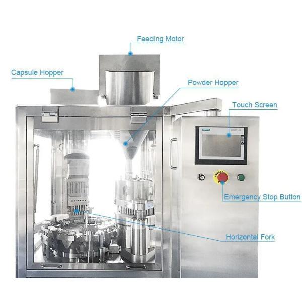 220V Size 3 Capsule Filling Machine 5.5kw With CE GMP Certified