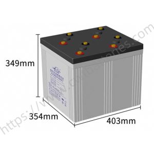 LEOCH DJ1500 Battery Maintenance-Free Gel VRLA Batteries 2V 1500Ah for Solar