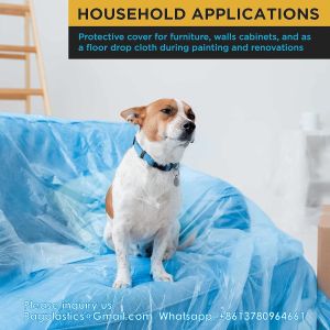 Overspray Protective Sheeting With 233+ Masking Tape (36 Mm), Translucent,