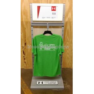 Adjustable Double Sided Hanging Garment / Clothes Display Racks Metal Material