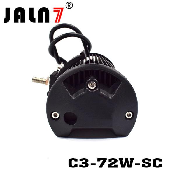 LED Light Bar JALN7 72W 3Rows 2 Colors LED Driving Lamp Super Bright Off Road Lights LED Work Light Boat Jeep