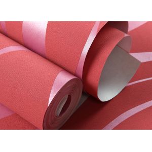 5.3*100dm Heat Insulation Modern Removable Wallpaper with Line Pattern