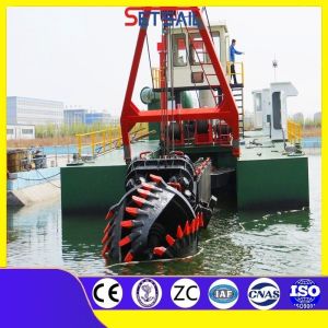 5-6 Pieces Cutter Blade Diesel Customized Gold Dredge Sand Mining Equipment for