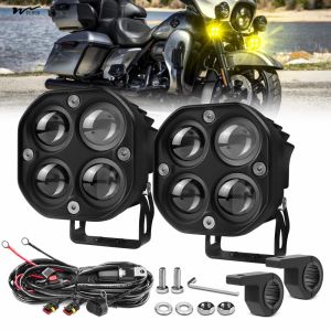 Quality Waterproof LED Point Driving Fog Light for R1200GS F800GS K1600 Motorcycle Universal Fit for sale