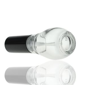 Spray Cap Serum Glass Bottle Matte Black 30ml