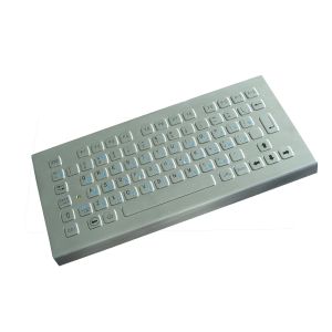 77 keys Customized layout Industrial Metal Desktop Keyboard with functions keys