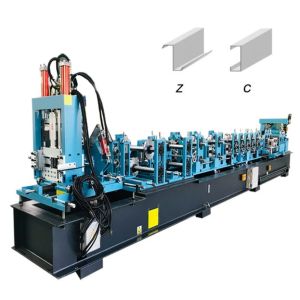 China Automated CZ Purlin Roll Forming Machine Stud And Track Cold Roll Former  5.5kw on sale
