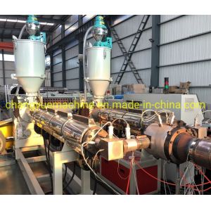 Customizable HDPE Double Wall Corrugated Pipe Extrusion Machine For Different