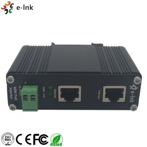 Single Port 60W Power Over Ethernet Devices Support Din Rail / Wall Mount