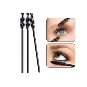 50 Pcs Plastic Disposable 10cm Eyelash Extension Cleaning Brush
