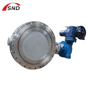 OEM Three Eccentric Hard Seal Butterfly Valve Flanged Multi Layer
