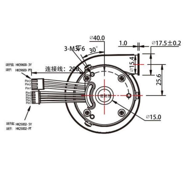 OWB7040AL Centrifugal Quiet Inspirator Respirator CPAP BIPAP Blower 12V 24VDC