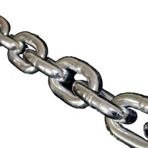 G70 Transport Galvanized Car Tow Chains Hooks Black Finish Test load 48kN Heavy