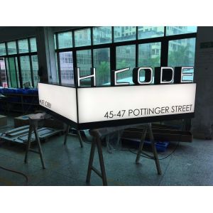 Aurora Event Directional Signage / Wayfinding Pylon Sign Board