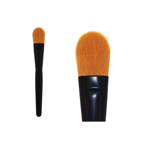 Buy 200mm Concealer Makeup Brush Wooden Handle Black Aluminum Ferrule at wholesale prices