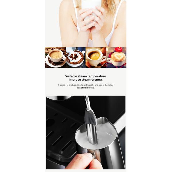 Portable Electric Espresso Coffee Machine Made of Stainless Steel for Home and Office