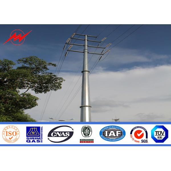 Buy 20m Galvanized Steel Pole Electrical Transmission Tower AWS D1.1 at wholesale prices