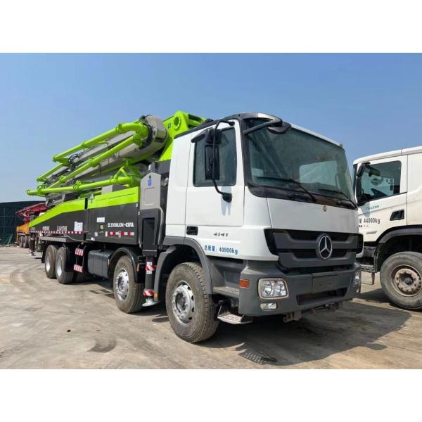 2012 Zml 52m Concrete Pump on Benz Truck Concrete Boom Pump Used Heavy Equipment