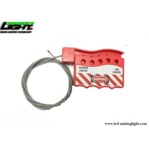Nylon PA SUS304 1.8M Length Adjustable Cable Lockout