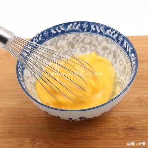 Baking Tool Utensils Balloon Whisk Egg Separator Stainless Steel Egg Whisk For