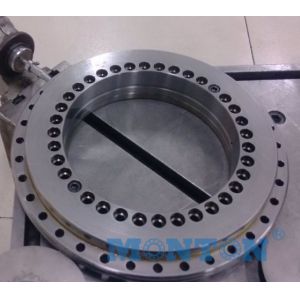 China ZKLDF395 Rotary Bearings Turntables Flanged Slewing Rings on sale