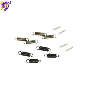 Carbon Steel SWC Miniature Extension Springs With Black Zinc Plating
