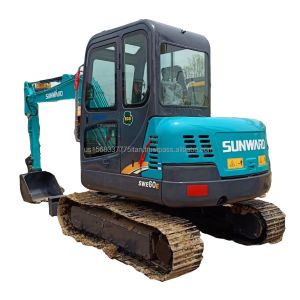 Used SWE60E Hydraulic Crawler Excavator in Good Condition 6TON 2016