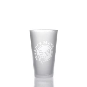 China New Design Custom Beer Glass Hiball Glass Frosted Engraving Craft Beer Mug on sale