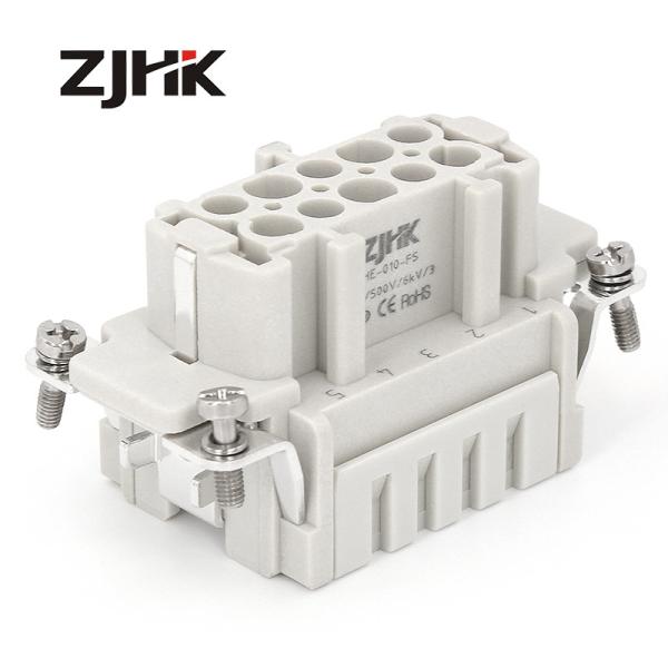 Buy Polycarbonate 10 Pin Heavy Duty Connector Cage Clamp Termination at wholesale prices