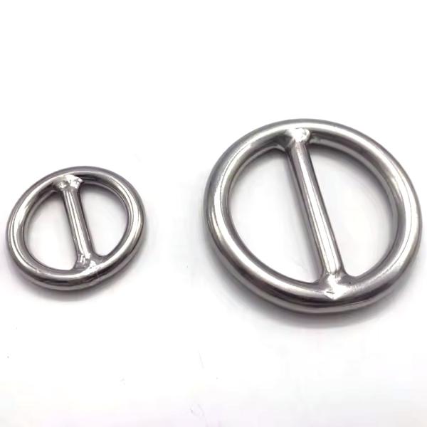 Polished Stainless Steel 304/316 Welded O Ring Round Ring Cross Bar O Ring for Marine