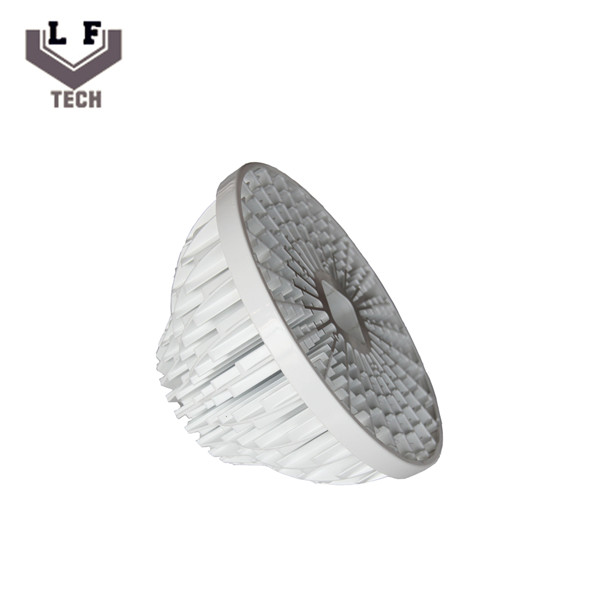 Aluminum 6063-T5 White Painting Turning Milling Sun Flower Extrusion Led Heat Sink