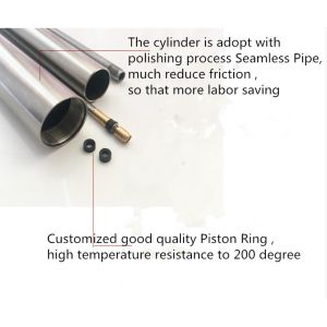 Mini Hand Operated 4500PSI Air Pump For Air Compressor Soft Handle Founded