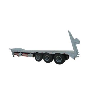 Video Heavy Load Row Line Axle Heavy Duty Truck Towing Lowbed Trailer with Multi
