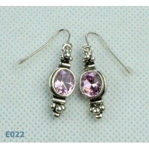 Wholesale fashion 2012 crystal dangle drop earrings with rhodium plated