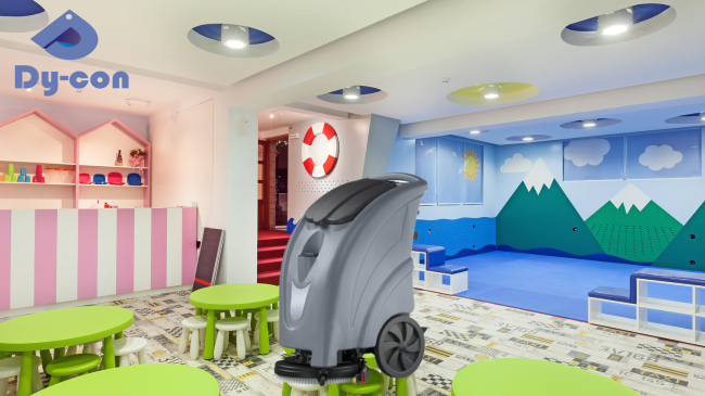 YL-817 17-Inch Floor Scrubber with 24V Motor & 65dB Quiet Operation