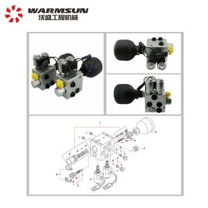 Excavator Hydraulic Parts Oil Source Valve B220400000388