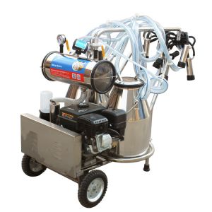 Automated Gasoline Engine Mobile Milking Machine Dairy Milking Equipment