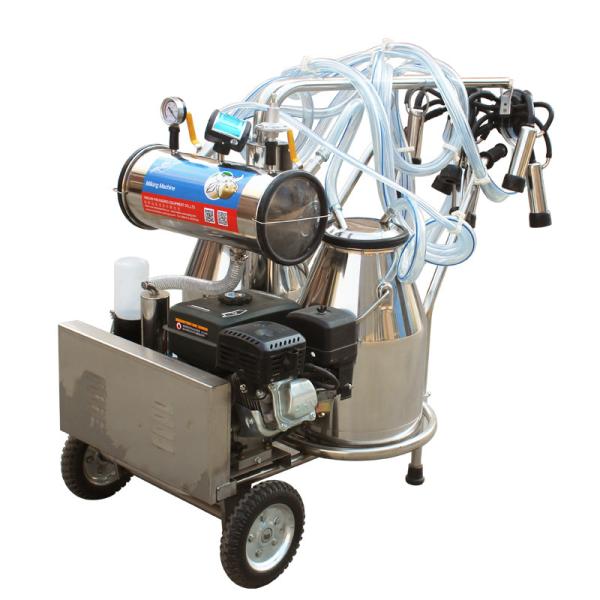 Buy Automated Gasoline Engine Mobile Milking Machine Dairy Milking Equipment at wholesale prices