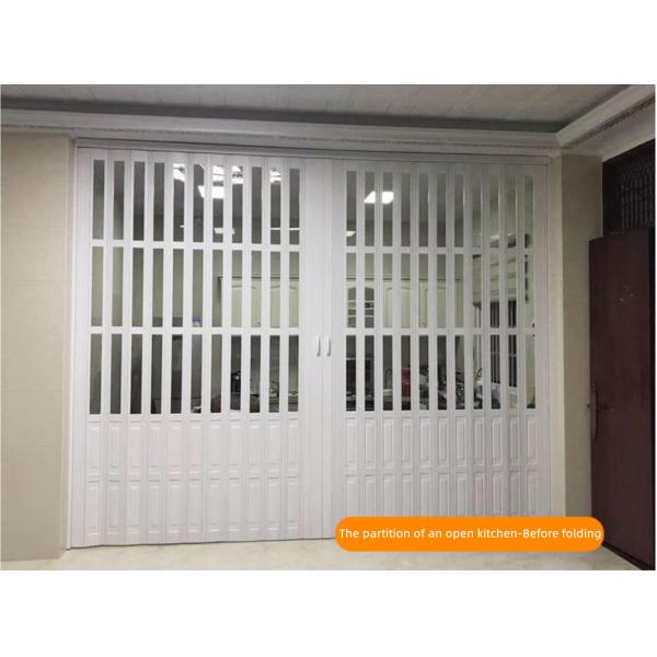 Buy Customized Color Brown White PVC Sliding Door Waterproof For Living Room at wholesale prices
