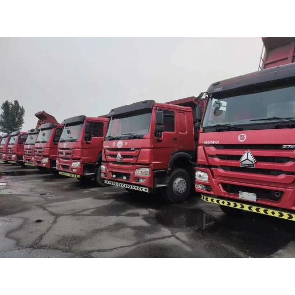 Buy 400L 6 Cylinders Howo Diesel 375HP Used Dump Truck at wholesale prices