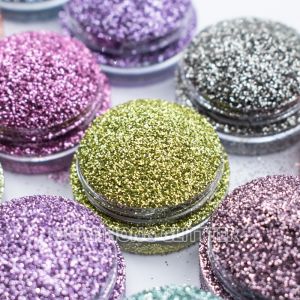 Quality Makeup Crafts Plant Cellulose Biodegradable Sustainable Glitter Powder Hexagonal Custom for sale