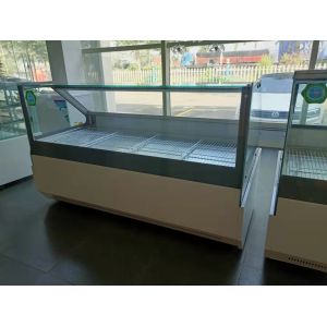 Double Temperature White Butcher Fridge Display Duck Neck Meat