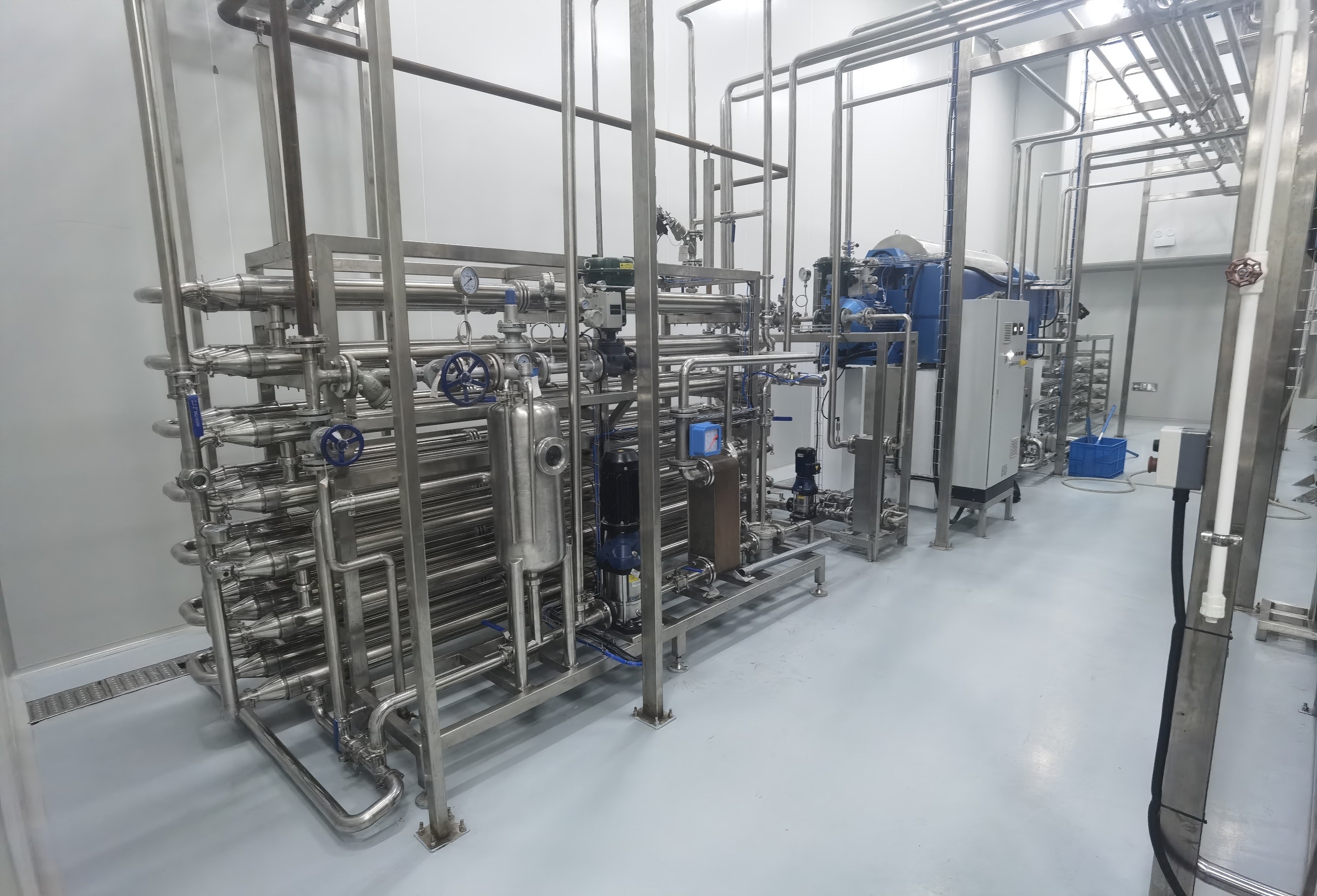 Dairy Milk UHT Sterilizer Machine Milk Processing Line Low Consumption