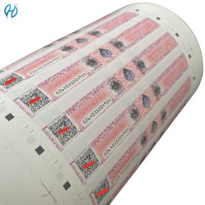 Polarized Color Change Customized Tax Stamp Security Anti Counterfeiting Stamps