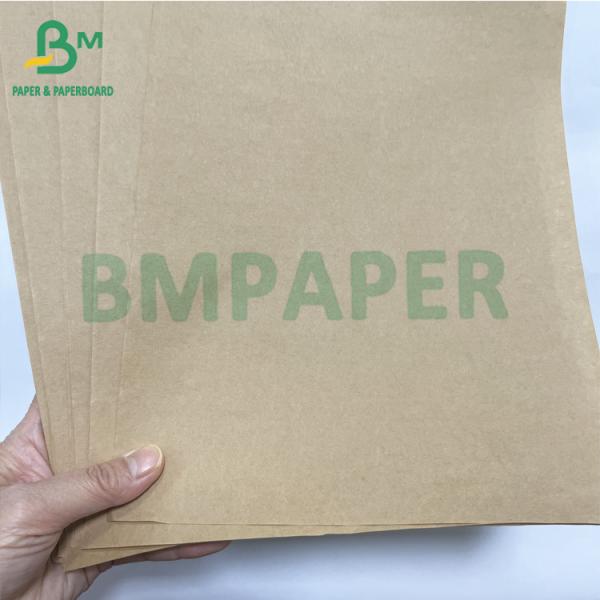 Food Packaging Recyclable Strong 40 50 GSM Natural Kraft Paper