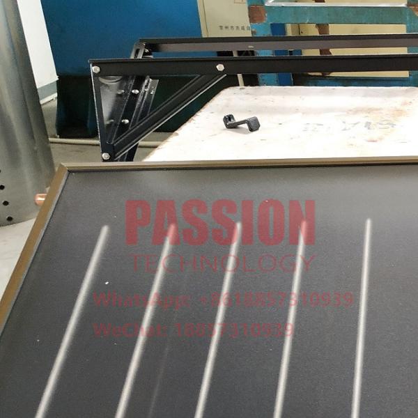 Pressurized Flat Plate Solar Collector Glass Wool Insulation Solar Water Heater