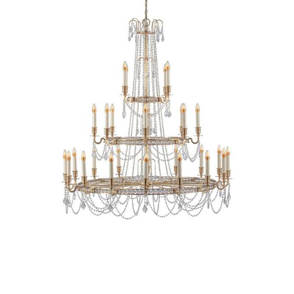 American Vintage Necklace Candlestick Chandelier Villa Loft Apartment Staircase