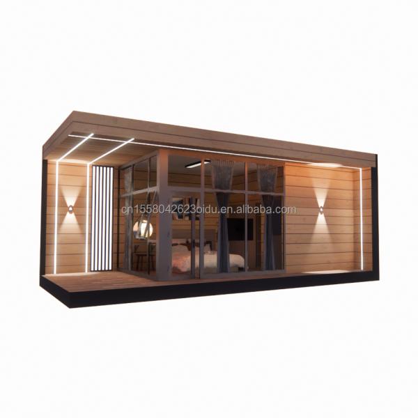 30ft Prefabricated Wooden Glass House Sunshine House Container Prefabricated Container